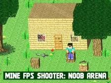 Mine FPS shooter: Noob Arena